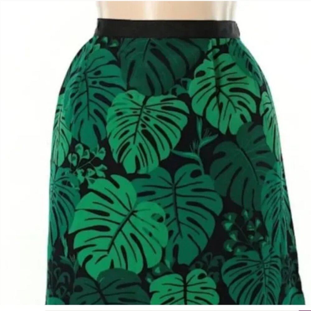 Brand New Banana Republic Factory, Tropical Leaf Print, Mini Skirt, Size 2